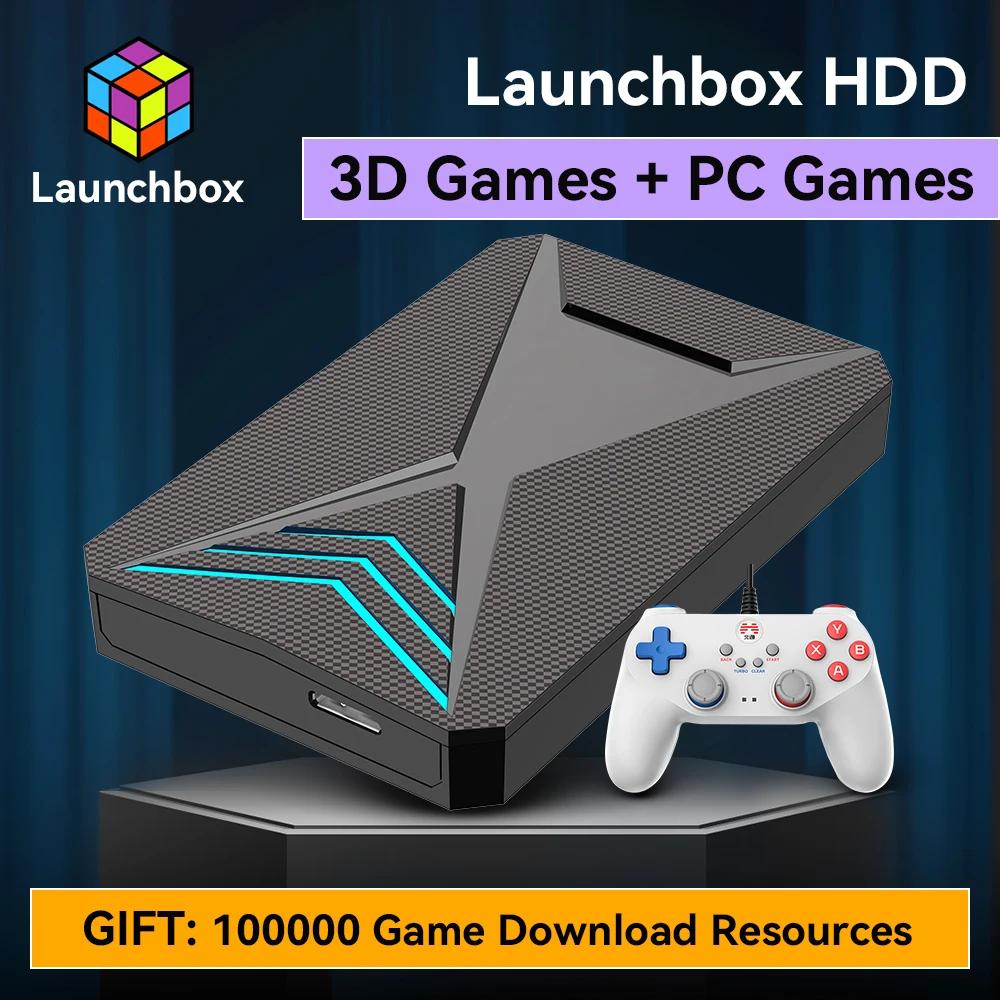 Hyper Base Lbox ӿ HDD ġ ڽ, PC 4000 3D ӿ ޴  ϵ ̺, PS4, PS3, ġ, PS2, PS1, WII, WIIU, 2TB